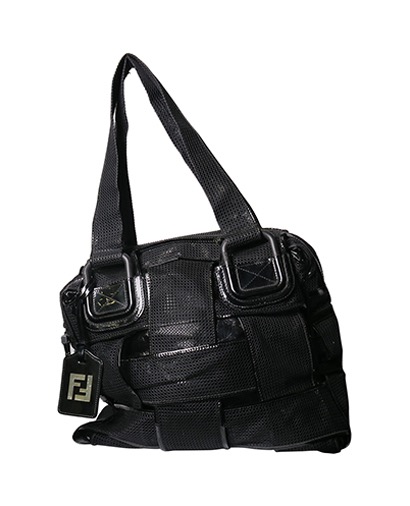 Crossword Mesh Bag, front view